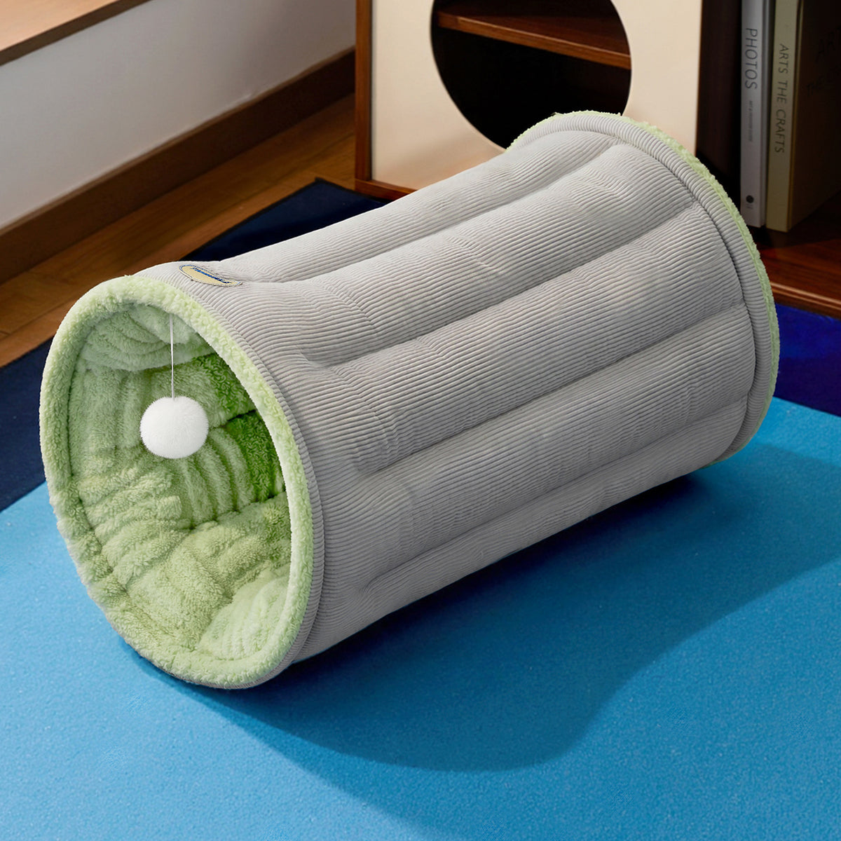 Pet Cat Bed with Tunnel Sleeping Pad