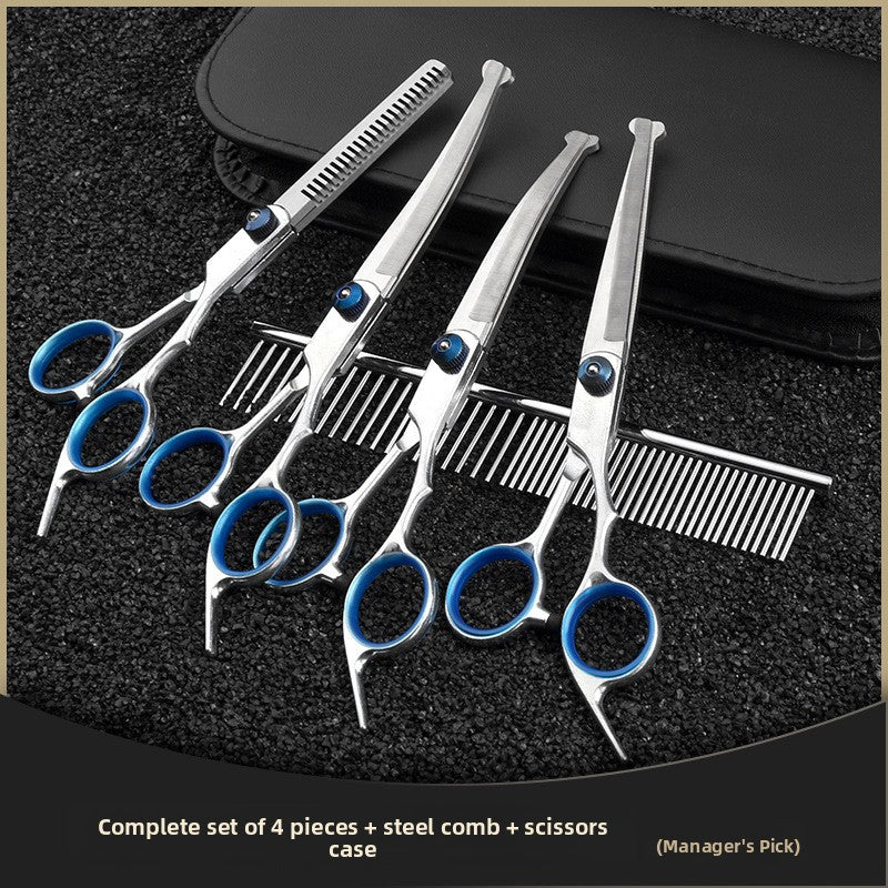 Professional Pet Grooming Scissors Set