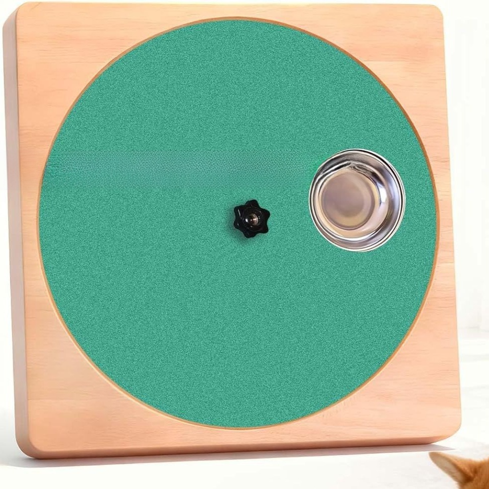 Wooden pet products for slow eating
