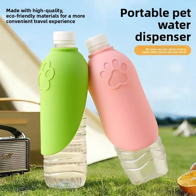 Portable Pet Slow Feeder Bowl Water Dispense