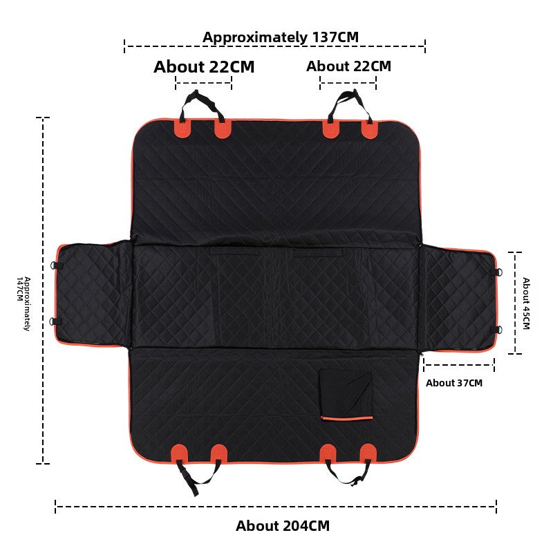 Car Pet Mat Rear Seat Cushion