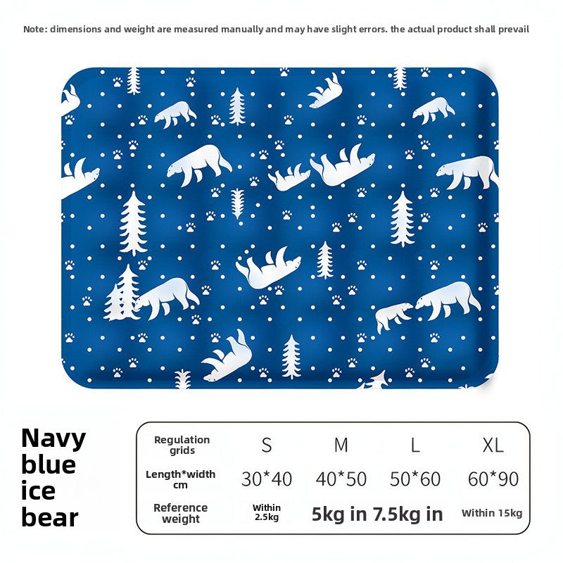 Gel-Filled Pet Cooling Mat with Scratch-Resistant Design