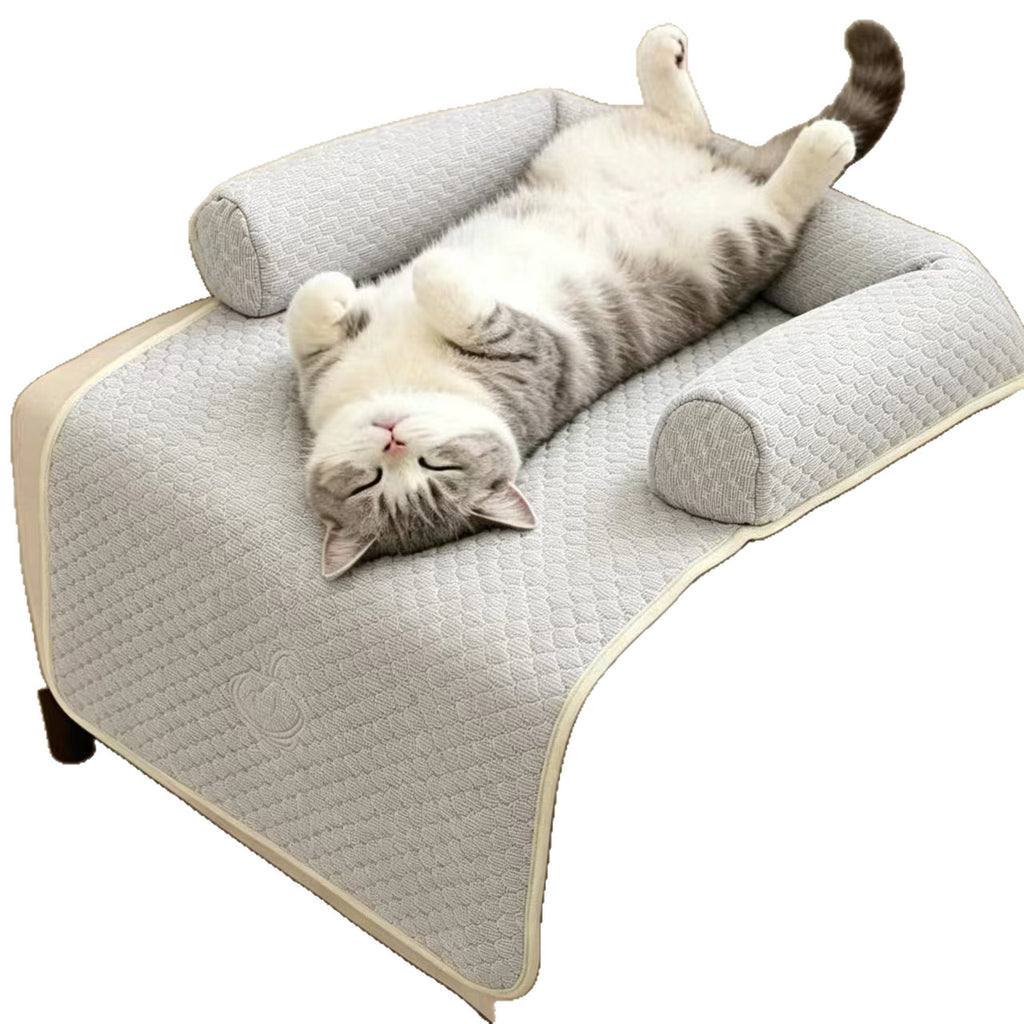 Pet Ice Silk Sofa Compression Bed