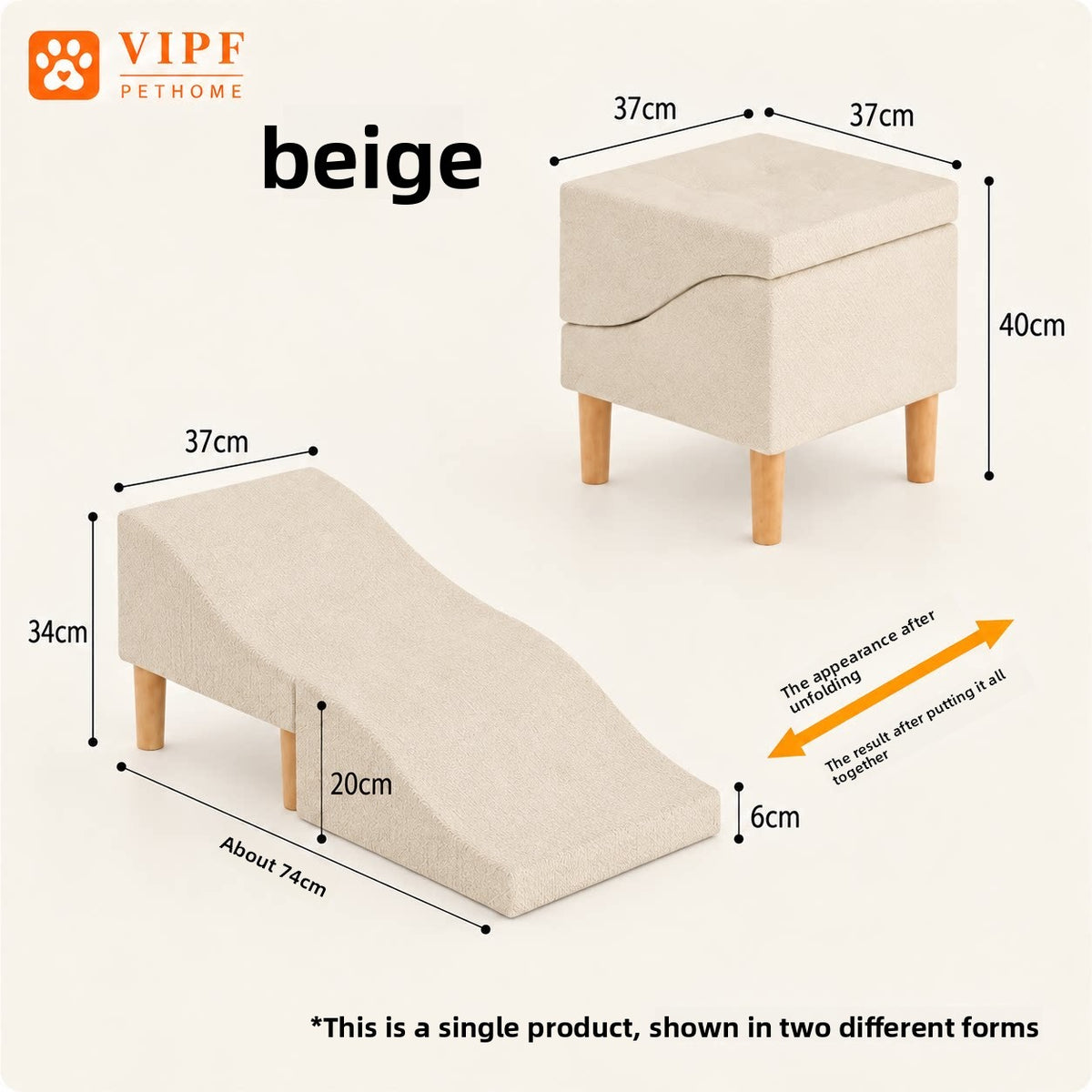 Removable Washable Pet Stairs for Small Dogs