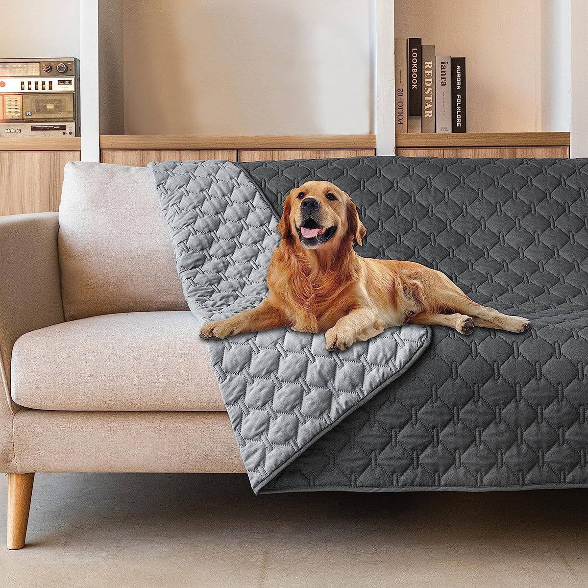 Double-Sided Waterproof Non-Shedding Pet Sofa Mat Furniture Protector