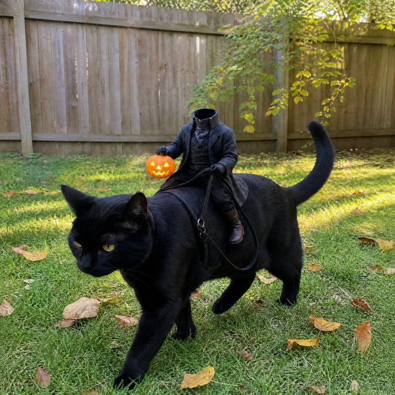 Halloween Cat Knight Pet Costume