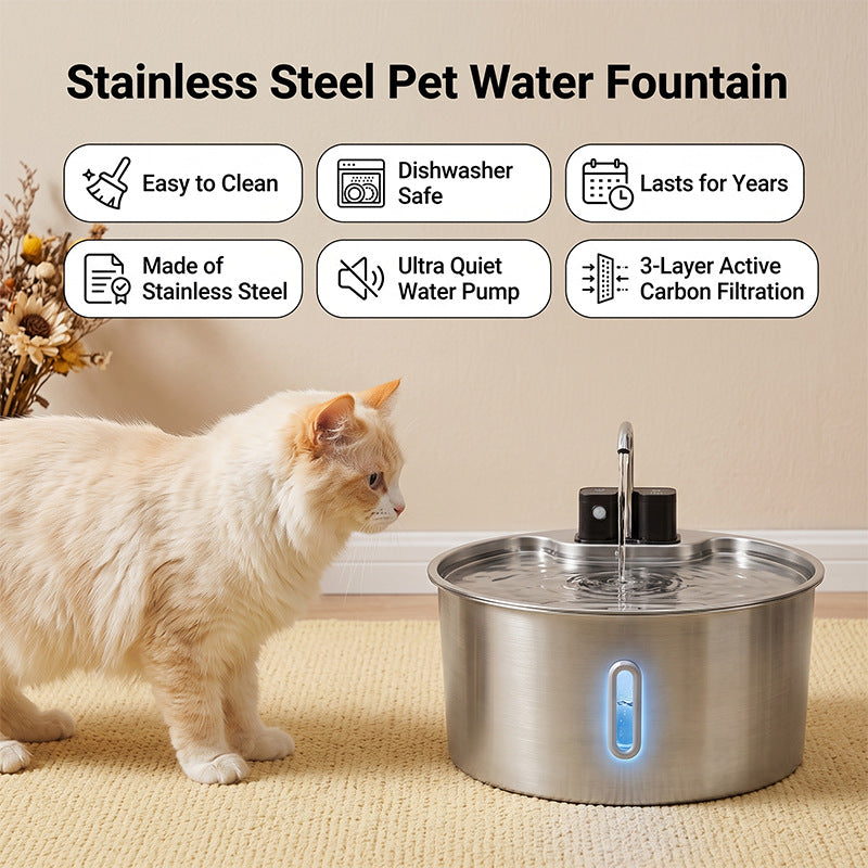 Automatic Pet Water Dispenser with Sensor