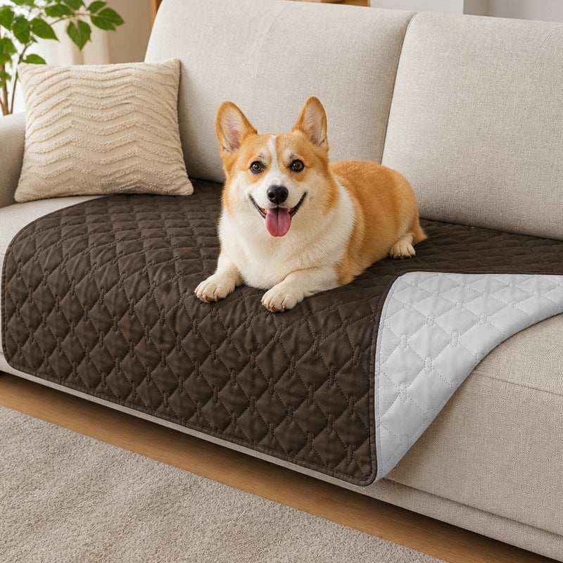 Double-Sided Waterproof Non-Shedding Pet Sofa Mat Furniture Protector