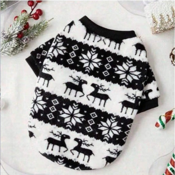 Christmas Printed Pet Clothes