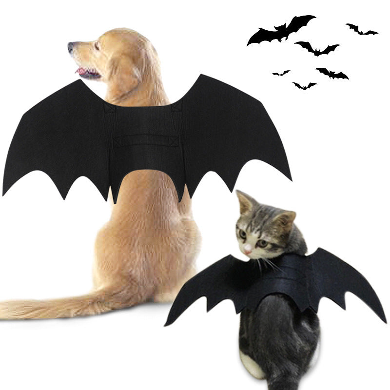 Pet Halloween Bat Wings Costume