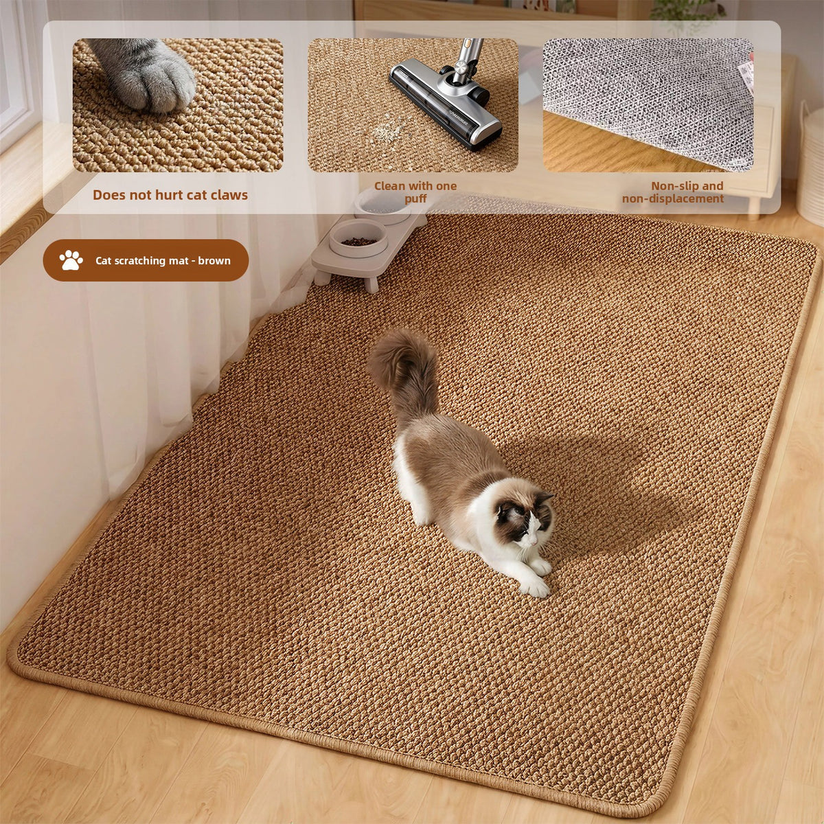 Pet Sisal Loop Pile Floor Mat