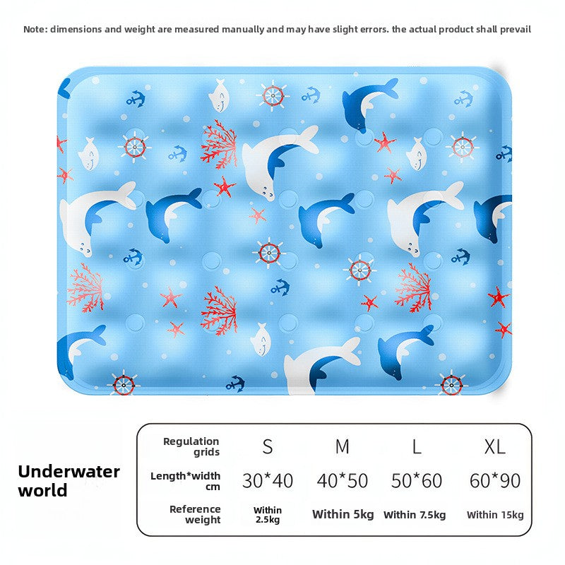 Gel-Filled Pet Cooling Mat with Scratch-Resistant Design
