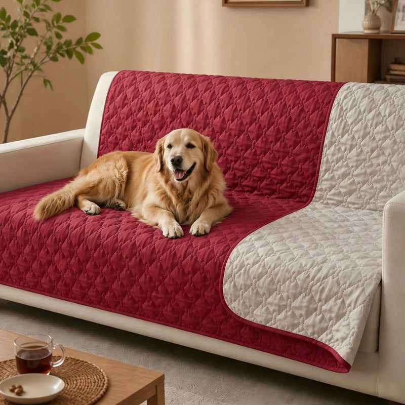 Double-Sided Waterproof Non-Shedding Pet Sofa Mat Furniture Protector
