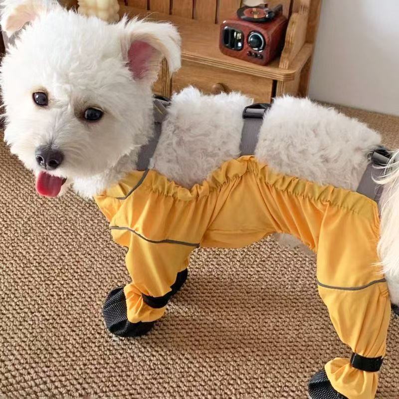 Dog Shoe Covers Outdoor Anti-Slip Protective Pants
