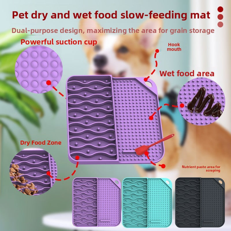 Silicone Pet Feeding Mat with Suction Cups