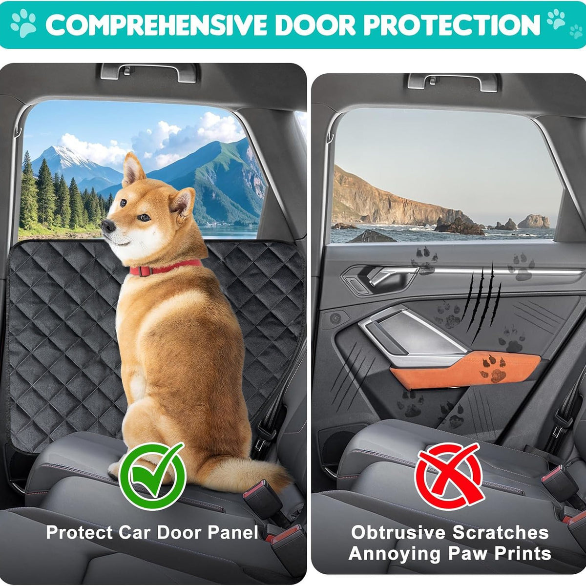 Pet Car Door Protection Mat
