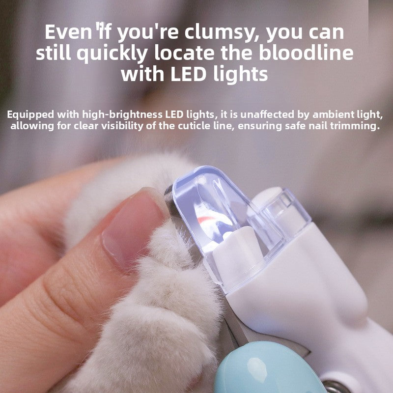 Pet Nail Clippers with Blood Line Light for Cats Dogs Rabbits
