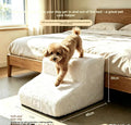 Detachable Washable Pet Stairs with Non-Slip Ramp