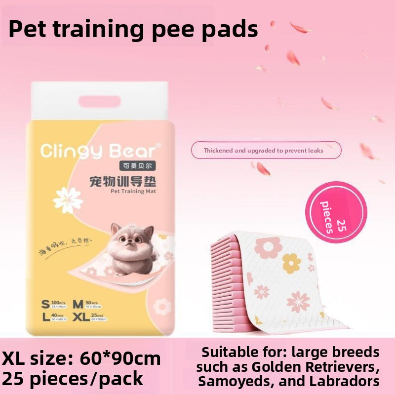 Disposable Absorbent Pet Urine Pads with Odor Control