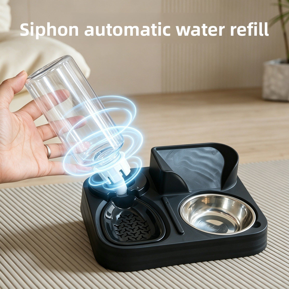 Automatic Pet Feeder and Water Dispenser