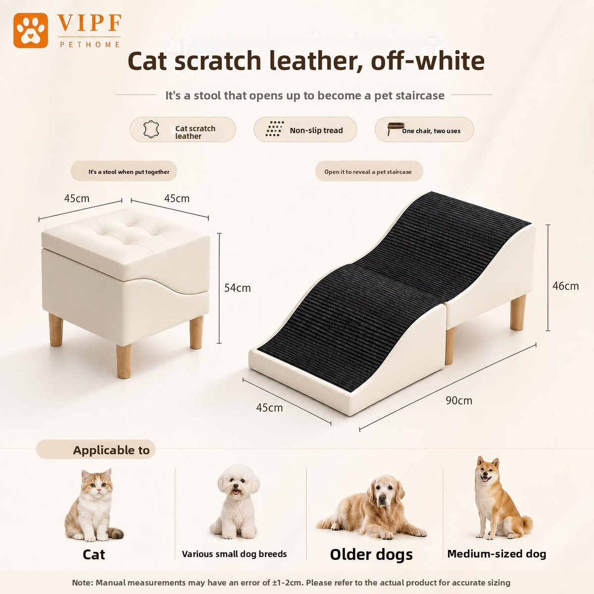 Removable Washable Pet Stairs for Small Dogs