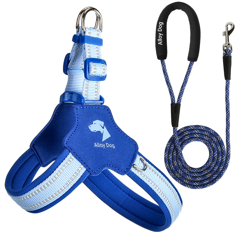 Adjustable Dog Harness and Leash Set