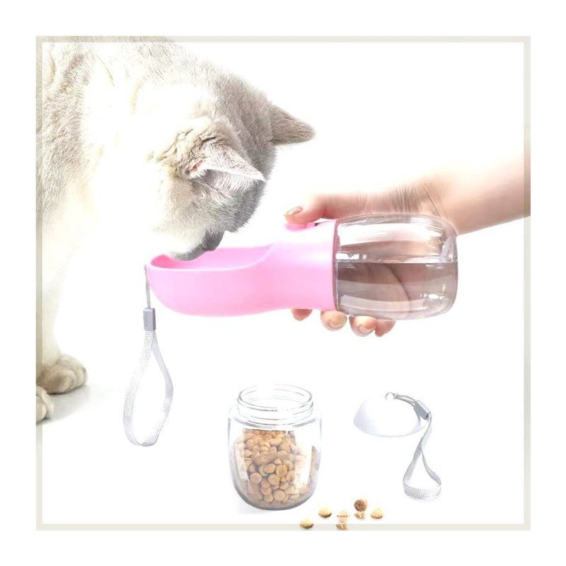 Dual-Use Portable Pet Water and Food Cup