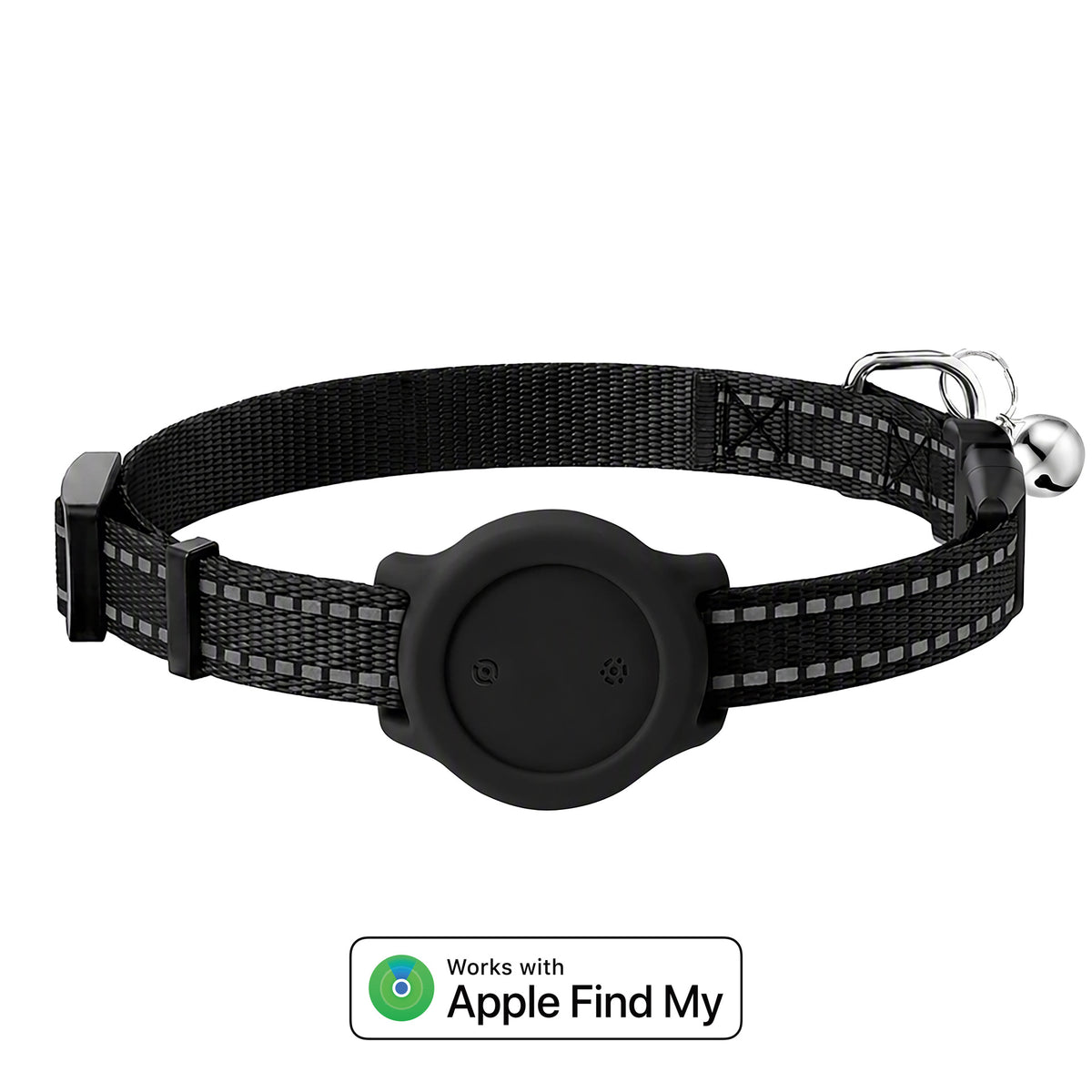 Reflective collar for pet tracking and positioning