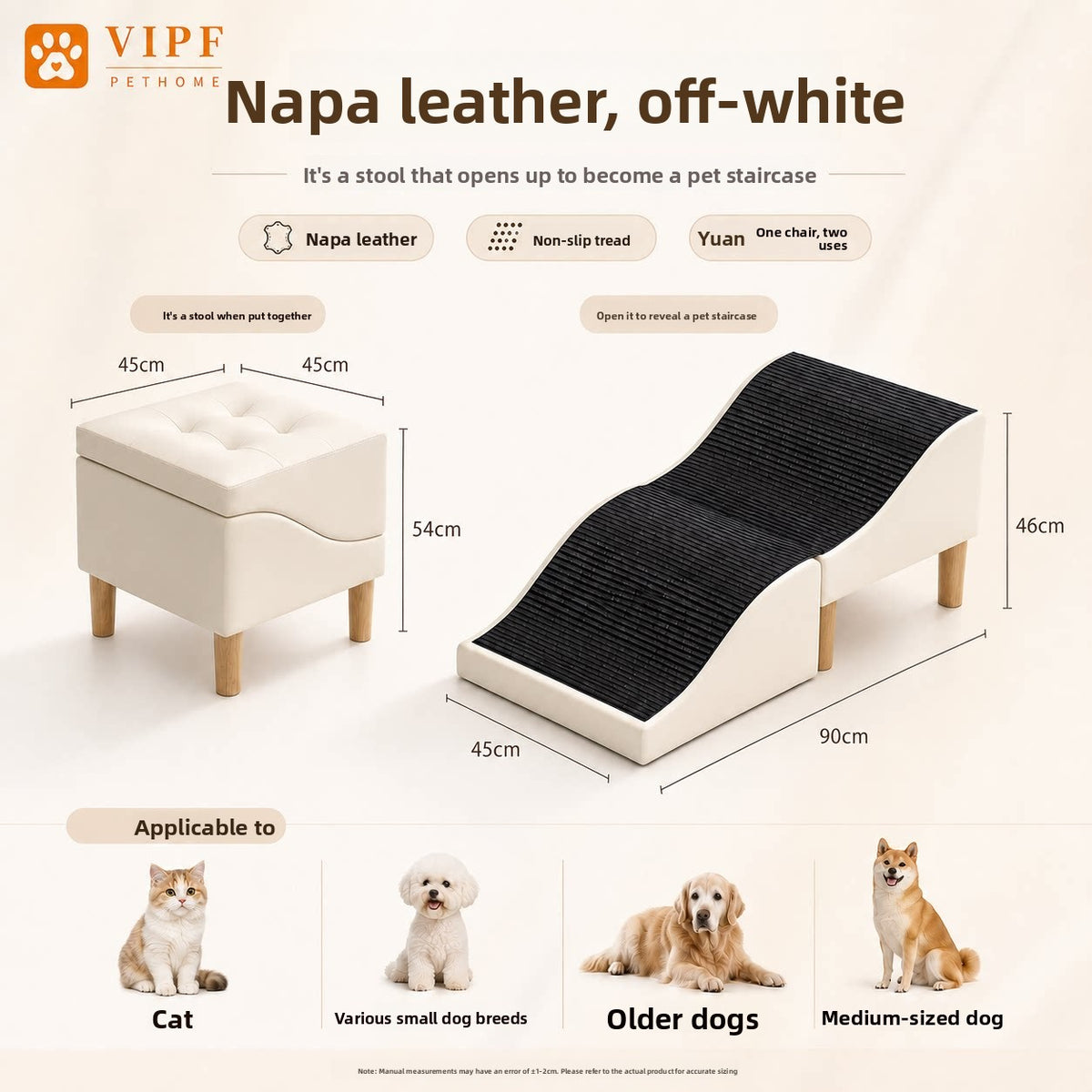 Removable Washable Pet Stairs for Small Dogs