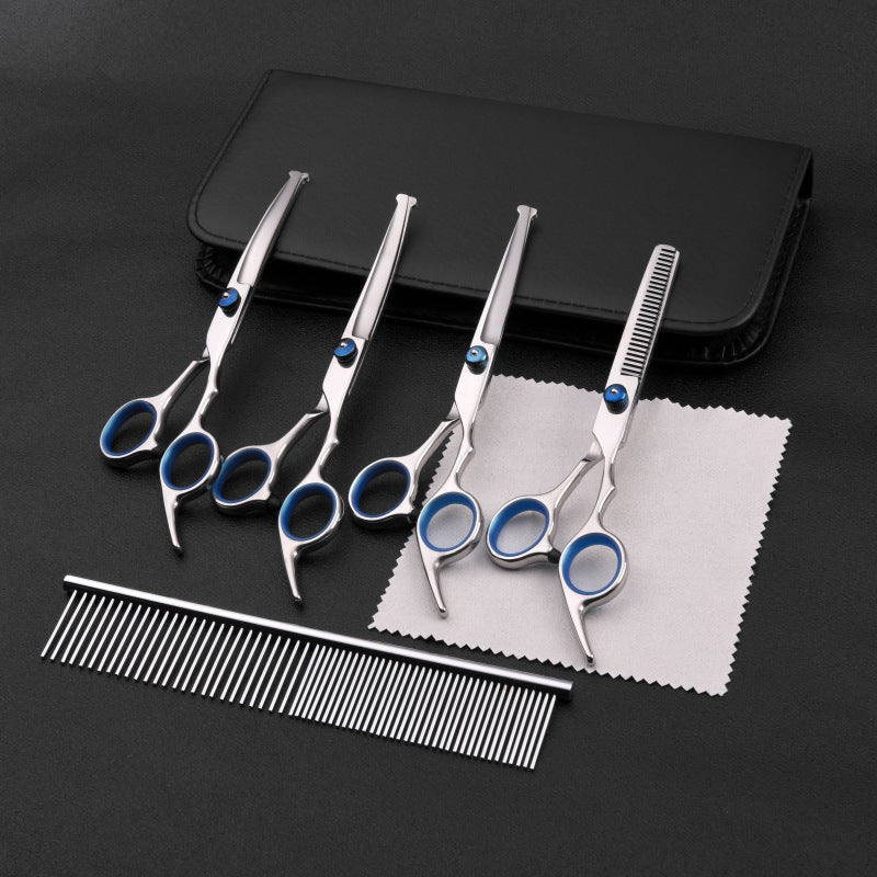 Professional Pet Grooming Scissors Set