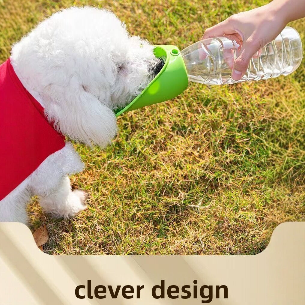 Portable Pet Slow Feeder Bowl Water Dispense