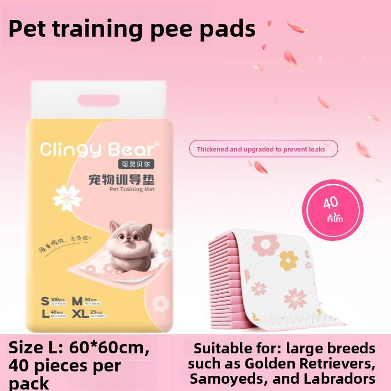 Disposable Absorbent Pet Urine Pads with Odor Control