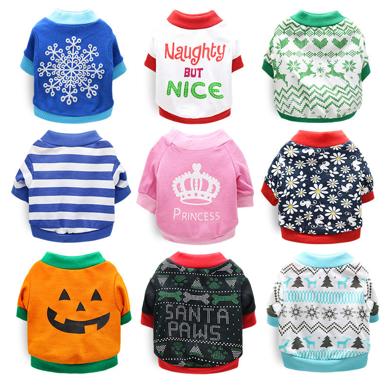 Halloween and Christmas pet costumes