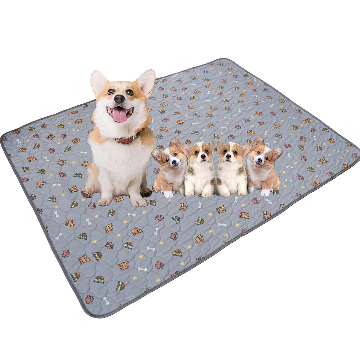 Pet urine pads can be washed and reused.