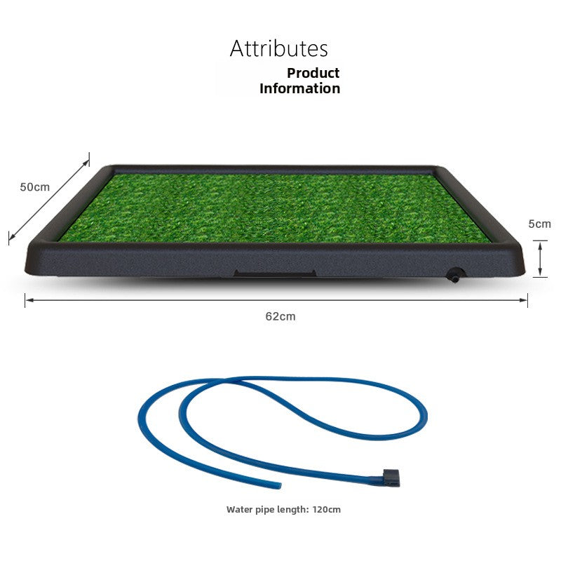 Artificial Grass Pet Toilet Set with Urine Guide