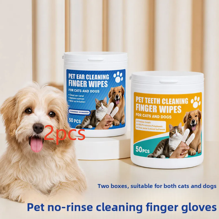 Pet cleaning wipes