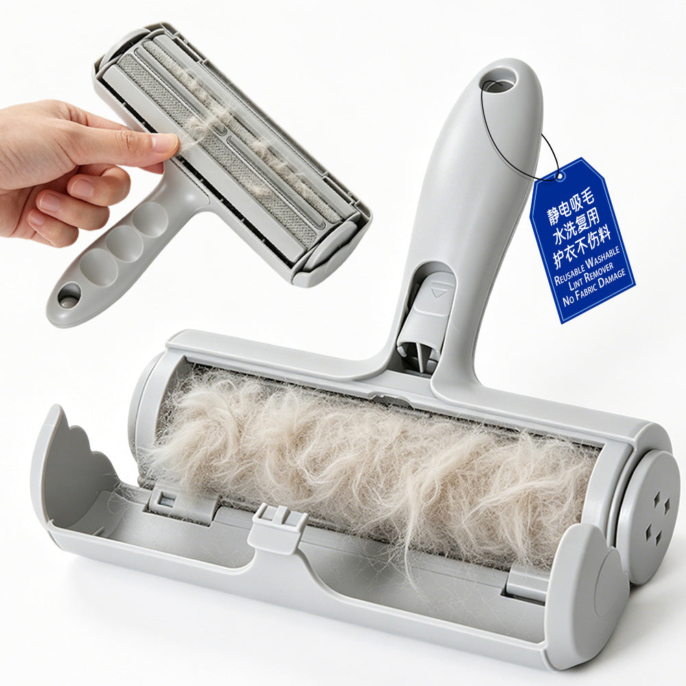 Pet Hair Removal Roller Brush One-Touch Hair Remover for Cat and Dog Hair Cleaner