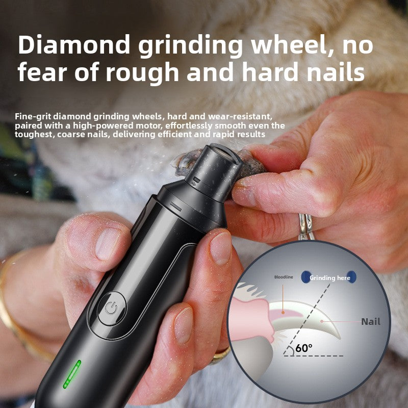 Pet Electric Nail Trimmer and Polisher
