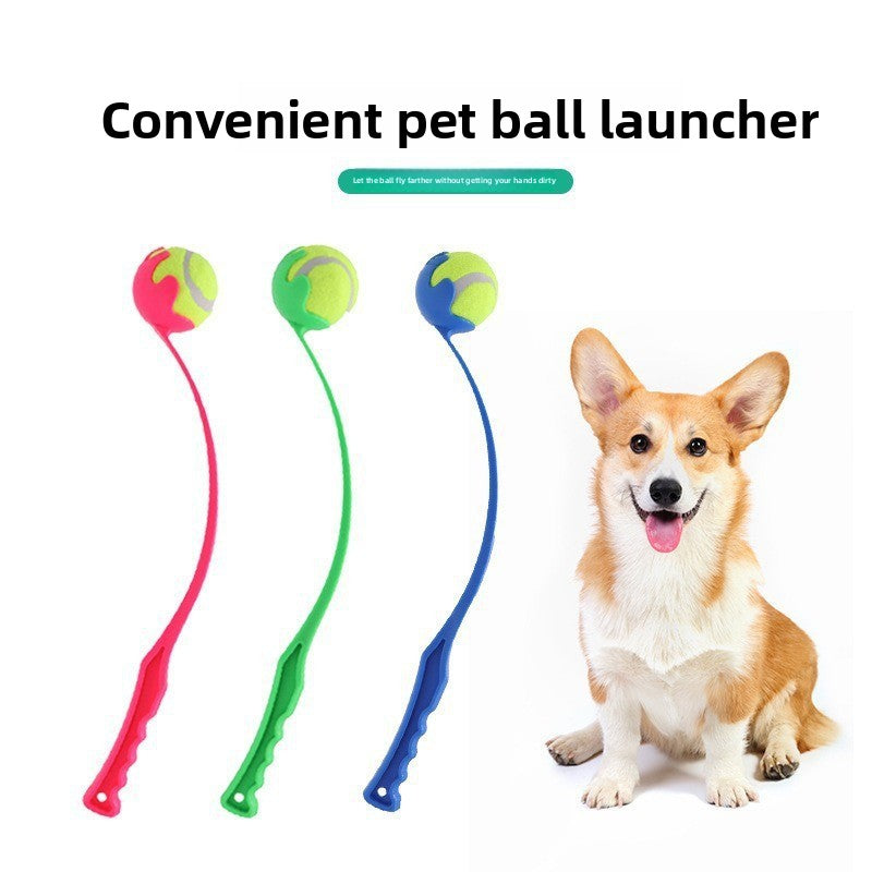 Pet Ball Throwing Rod Training Toy