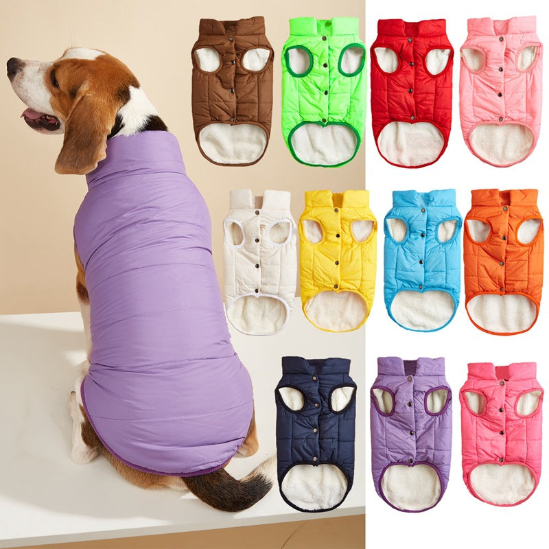Cotton-Padded Pet Dog Vest