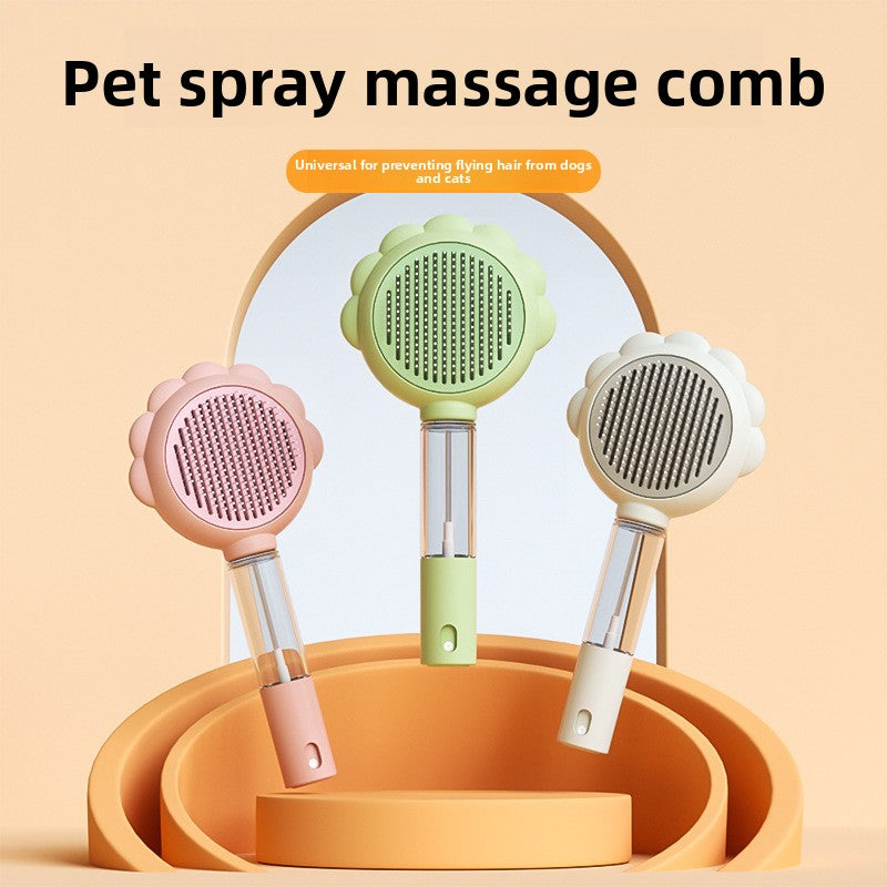 Spray Pet Hair Brush Comb