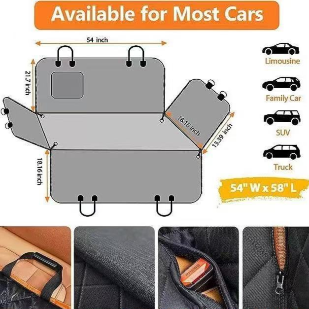 Multifunctional Pet Car Seat Cushion