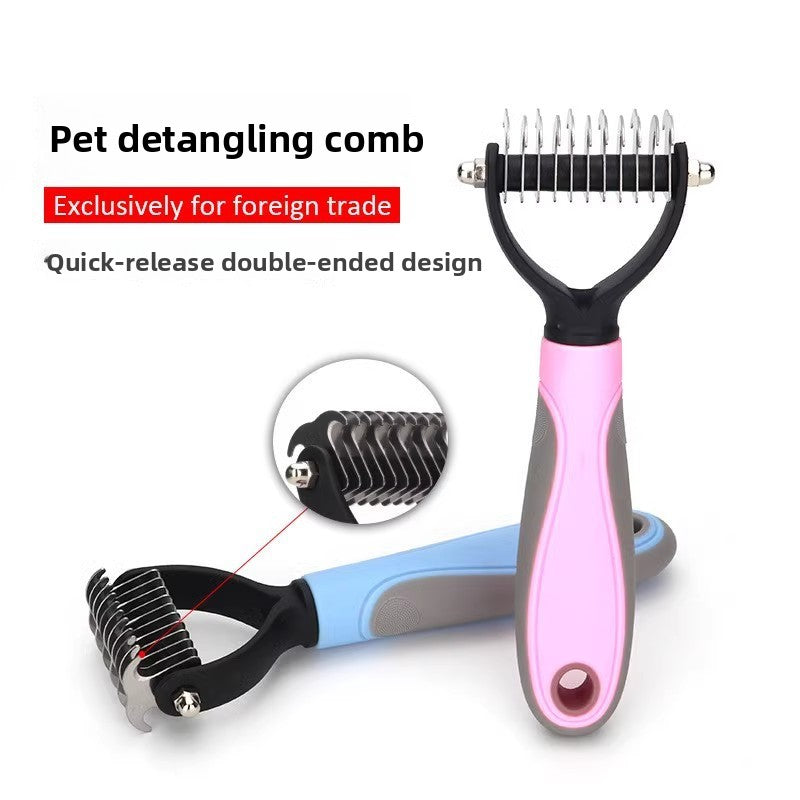Pet comb Teddy Golden Retriever Loop-removing Comb