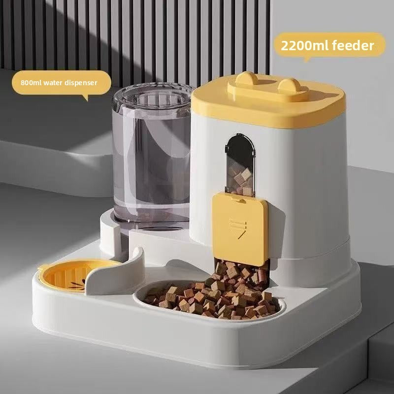 Automatic Pet Feeder and Water Bow