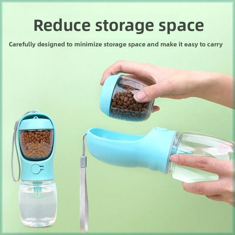 Dual-Use Portable Pet Water and Food Cup