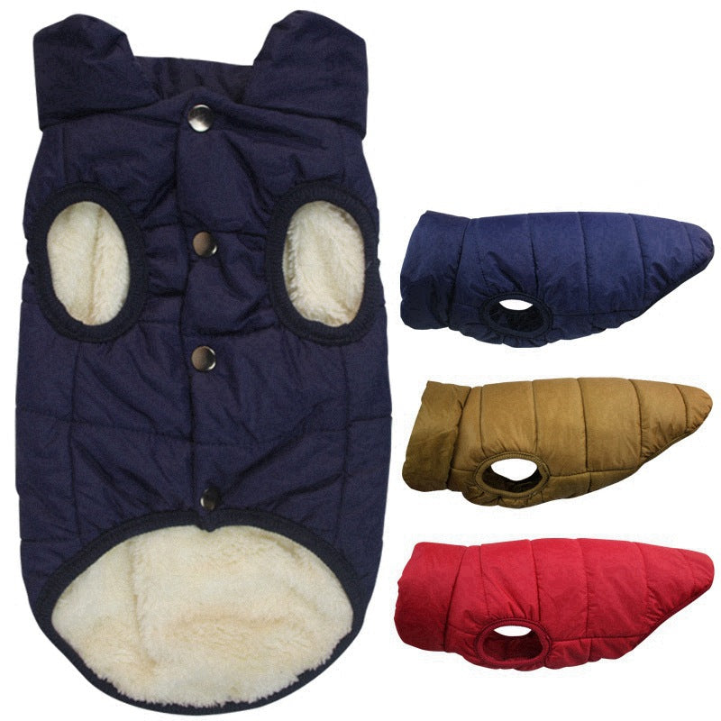 Cotton-Padded Pet Dog Vest