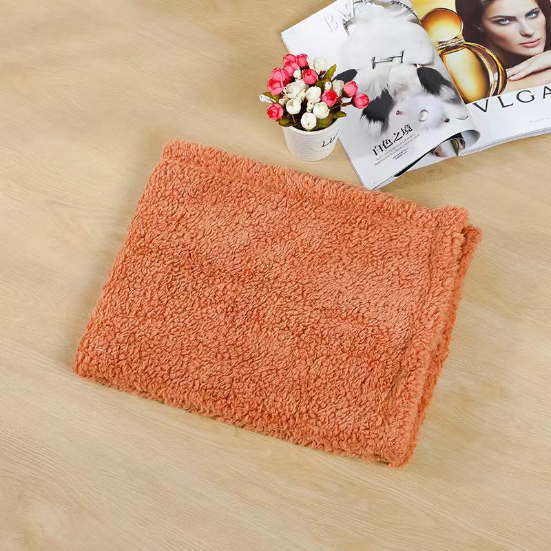 Soft cotton double-sided pet blanket