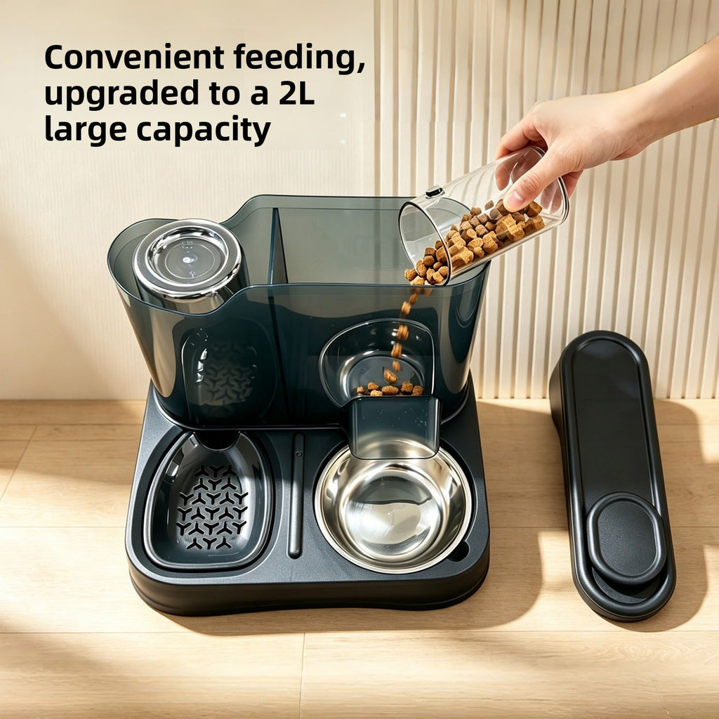 Automatic Pet Feeder and Water Dispenser