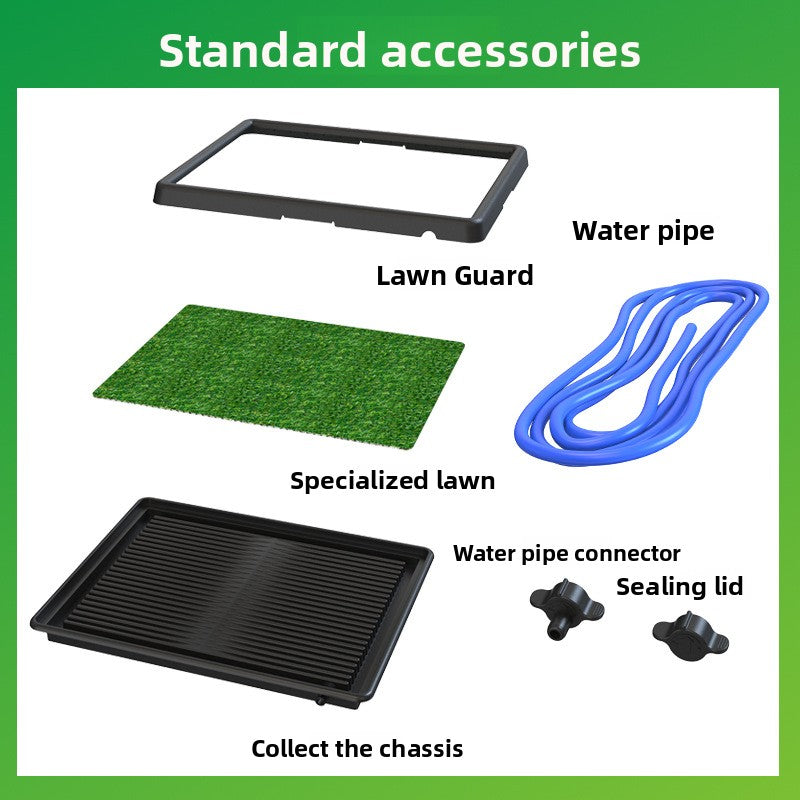 Artificial Grass Pet Toilet Set with Urine Guide