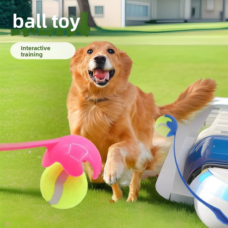 Pet Ball Throwing Rod Training Toy